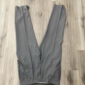 Gray dress pants